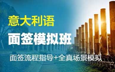 意大利语面签模拟班